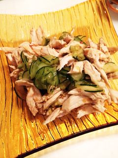 ササミ&キュウリの梅おかか-レシピのメイン写真