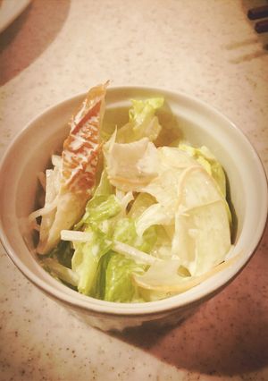 簡単で美味しい!!残った生野菜サラダ☆-レシピのメイン写真
