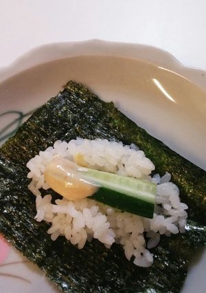 味噌マヨキュウリの手巻き-レシピのメイン写真