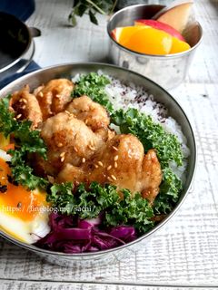お弁当に!鶏むね肉のバターポン酢炒め-レシピのメイン写真