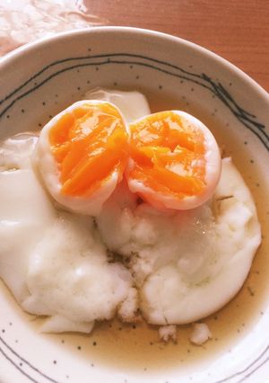 黄身はねっとり白身はとろりな濃厚温泉卵♪-レシピのメイン写真