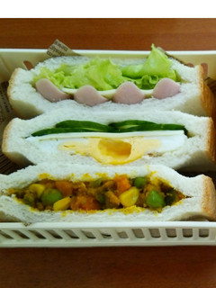 簡単!時短!ポケットサンド弁当☆-レシピのメイン写真