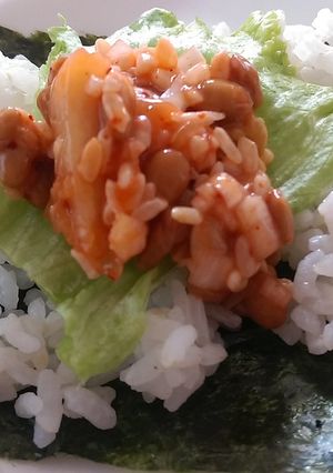 納豆麹で手巻きごはん-レシピのメイン写真