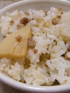 たけのこの肉味噌ご飯-レシピのメイン写真