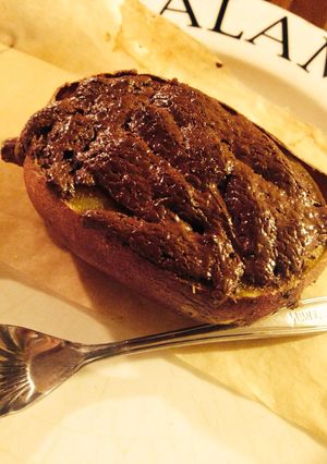 超簡単！焼き芋焼きチョコデザート！-レシピのメイン写真