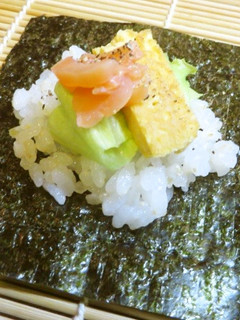 スモークサーモンで♪手巻きごはん-レシピのメイン写真