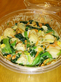 レンジパック簡単ホタテと野菜のクリーム煮-レシピのメイン写真