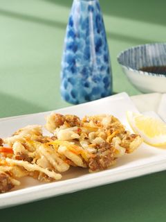 納豆とレンコンのかき揚げ-レシピのメイン写真