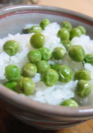 グリーンピースご飯-レシピのメイン写真