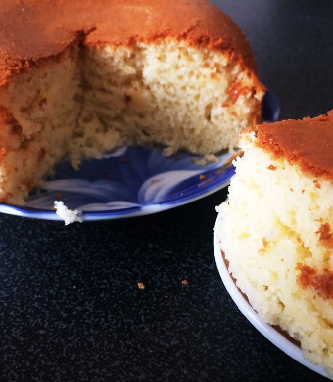 【卵なし】スポンジケーキ02【炊飯器】-レシピのメイン写真