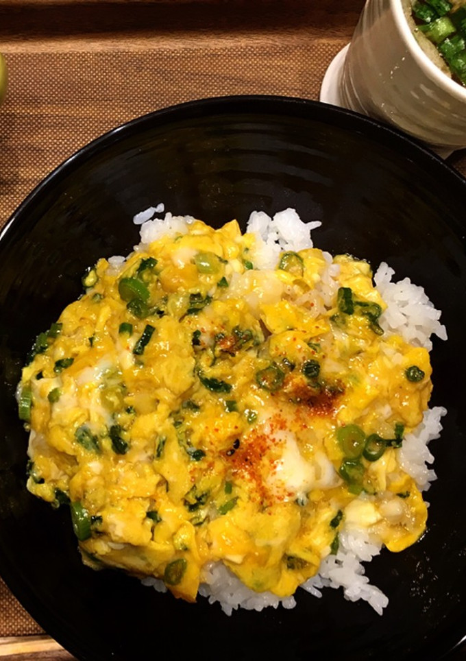 お父さんお母さんありがとう！ねぎ玉子丼！-レシピのメイン写真