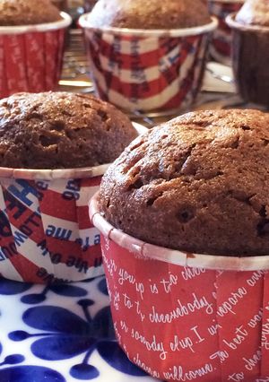 フォンダンショコラ風カップケーキ-レシピのメイン写真