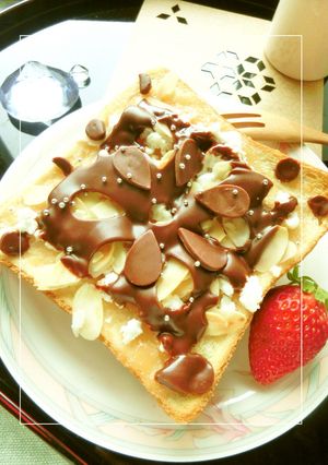 生チョコon❢ジャム・カッテージトースト-レシピのメイン写真