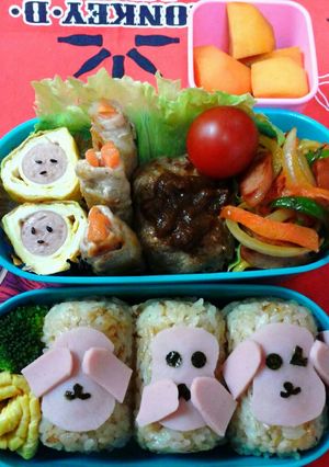 おサルのキャラ弁当-レシピのメイン写真