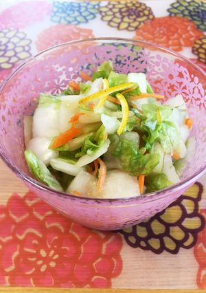 5分で出来た~柑橘香る白菜の即席漬け-レシピのメイン写真