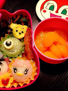 ツムツム弁当-レシピのメイン写真