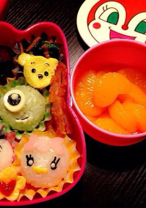 ツムツム弁当-レシピのメイン写真