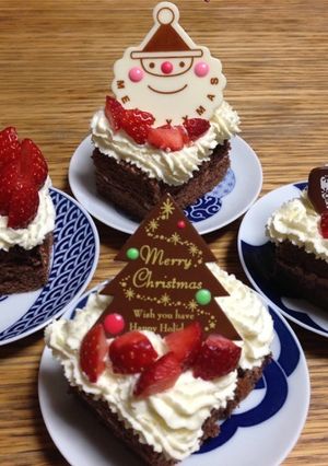 簡単☆クリスマスケーキ2015-レシピのメイン写真
