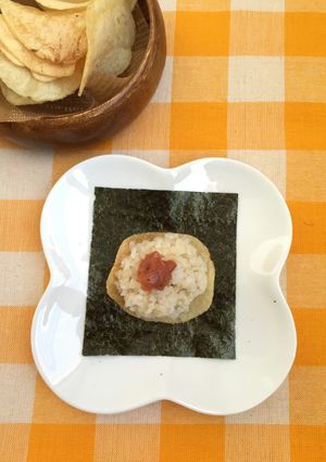 ポテチで簡単手巻きごはん♪ビックリ飯‼︎-レシピのメイン写真