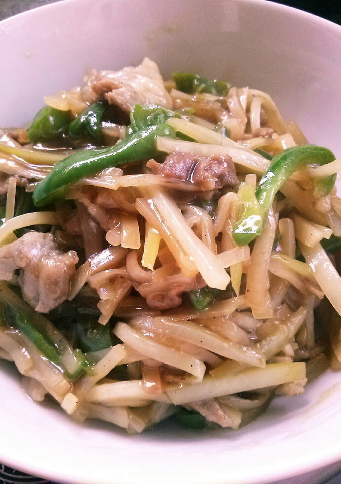 大根の皮と豚肉で☆節約☆青椒肉絲♪-レシピのメイン写真