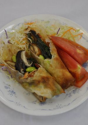 農家オススメ!なめこと枝豆のかおり巻き-レシピのメイン写真