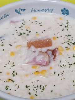 冷凍ご飯で簡単ミルク粥-レシピのメイン写真