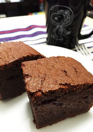 簡単混ぜて焼くだけ☆濃厚チョコブラウニー-レシピのメイン写真