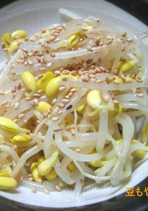 もやしだけ～。豆もやしのナムル-レシピのメイン写真