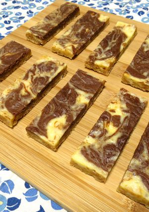 マーブル模様チーズケーキ-レシピのメイン写真