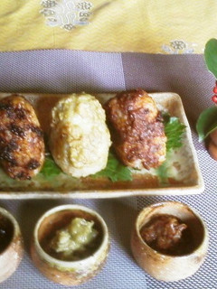 野菜味噌焼おにぎり-レシピのメイン写真