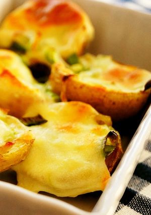ねぎとアンチョビのポテトスキン-レシピのメイン写真