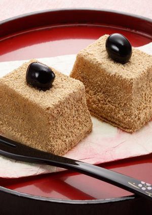 簡単もちもち！栗とうふのわらびもち風-レシピのメイン写真