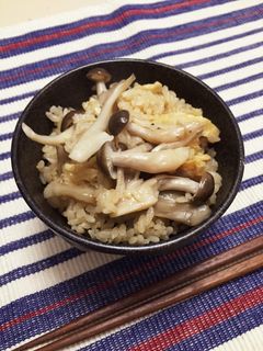 きのこの炊き込みごはん-レシピのメイン写真
