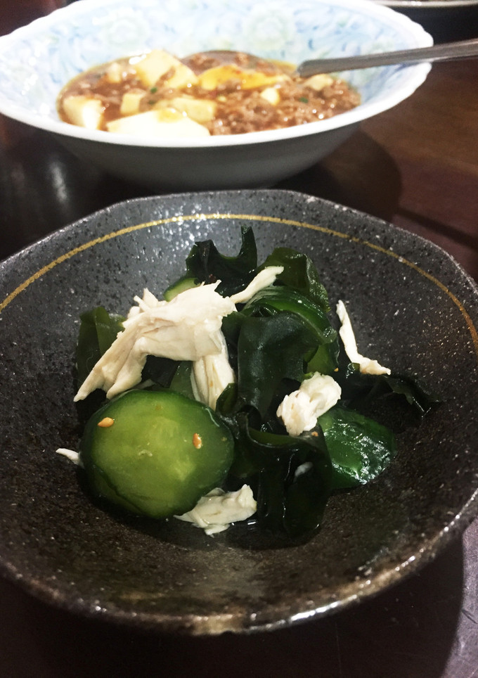 ささみとわかめの中華和えd(^_^o)-レシピのメイン写真
