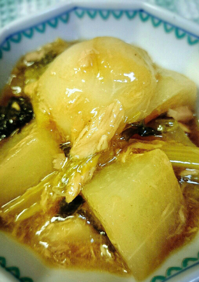 かぶと冬瓜のまぐろフレーク煮-レシピのメイン写真