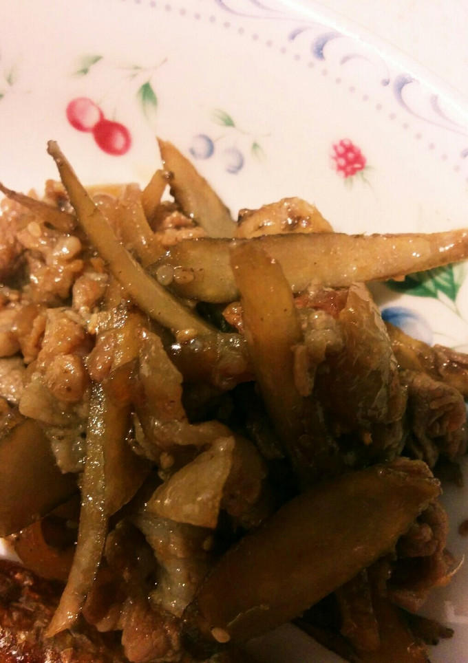 簡単☆豚肉とごぼうしょうが焼きお弁当にも-レシピのメイン写真