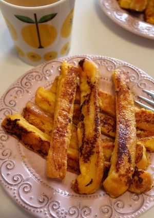 パンのオレンジ風味香るフレンチトースト。-レシピのメイン写真