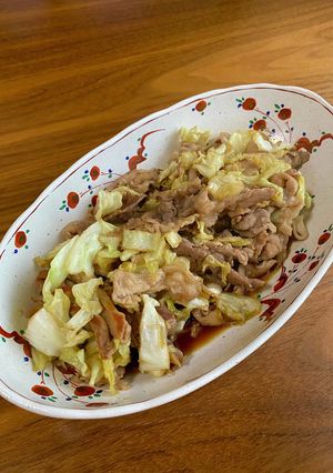 簡単☆キャベツと豚肉の炒め煮-レシピのメイン写真