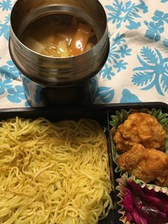 ♡今日のお弁当♡あんかけ焼きそば-レシピのメイン写真