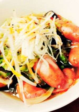 野菜たっぷりピリ辛春雨スープ-レシピのメイン写真