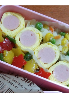 ギョニソ de くるくる☆卵焼き-レシピのメイン写真