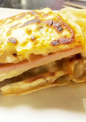 餃子の皮でハムチーズ挟み-レシピのメイン写真