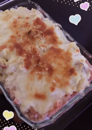 お手軽☆グラタン&ドリアのハーフハーフ-レシピのメイン写真