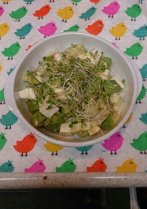 アボカドと豆腐のサラダ-レシピのメイン写真