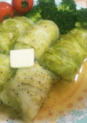 スープしみしみ♪基本のロールキャベツ-レシピのメイン写真