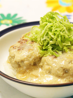 ダイズ3兄弟のとろ〜りつくね丼-レシピのメイン写真