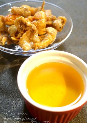 パリパリ鶏皮せんべい＆簡単絶品魔法の鶏油-レシピのメイン写真