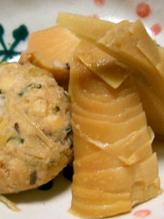 筍とつくねの煮物-レシピのメイン写真