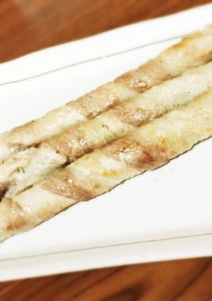 油不使用 アスパラ丸ごと豚バラ巻き-レシピのメイン写真
