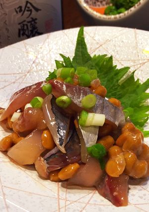 箸が止まらない、絶品酒の肴＊鯵納豆-レシピのメイン写真